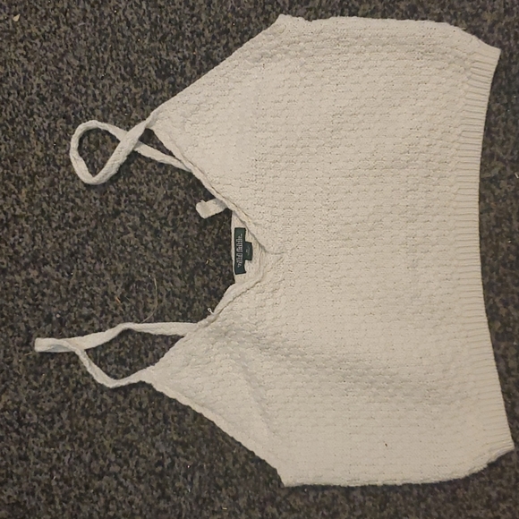 wild fable Tops - Crocheted Crop Tank Top